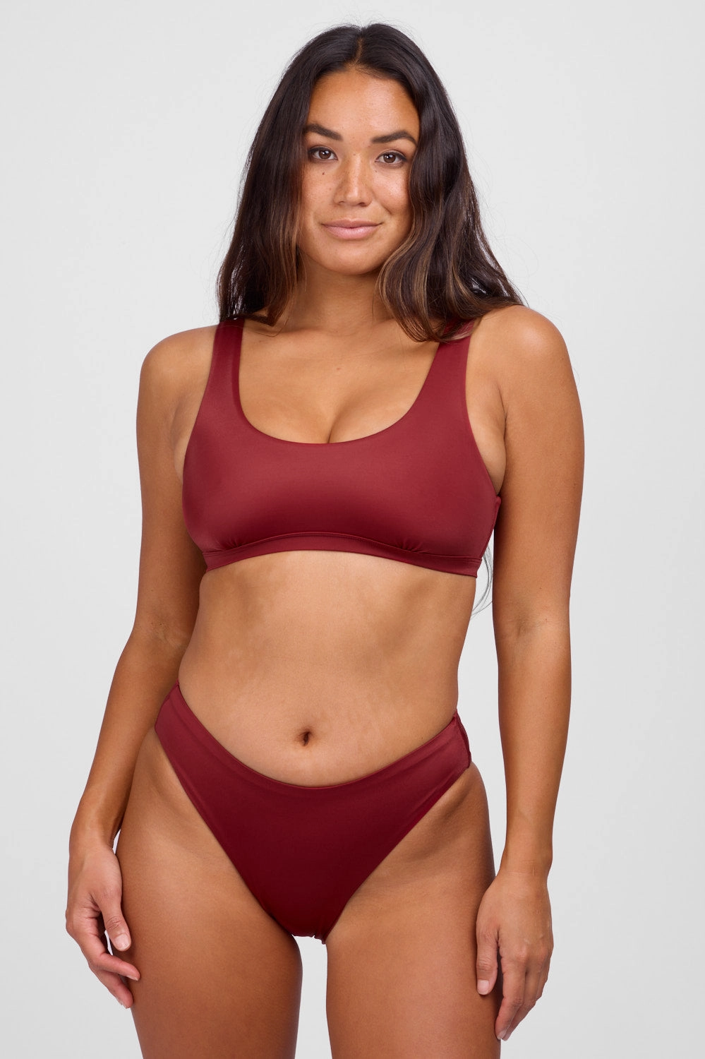 Layla Bikini Bottom - Garnet