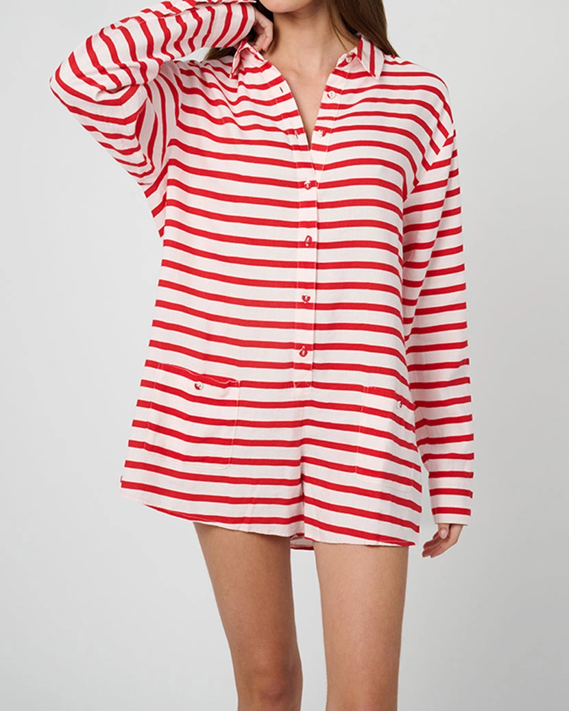 Linen Beach Romper