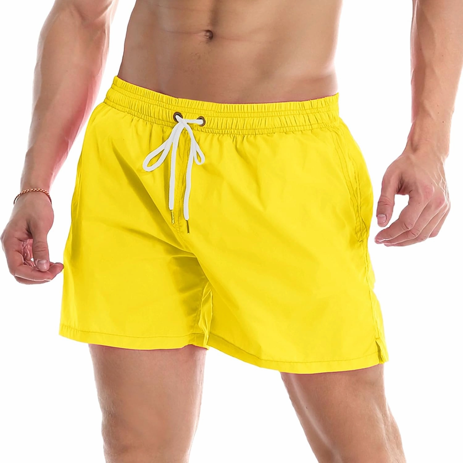 Lncropo Men's Swim Trunks Quick Dry Bathing Suits with Mesh Lining Swimwear Swim Shorts