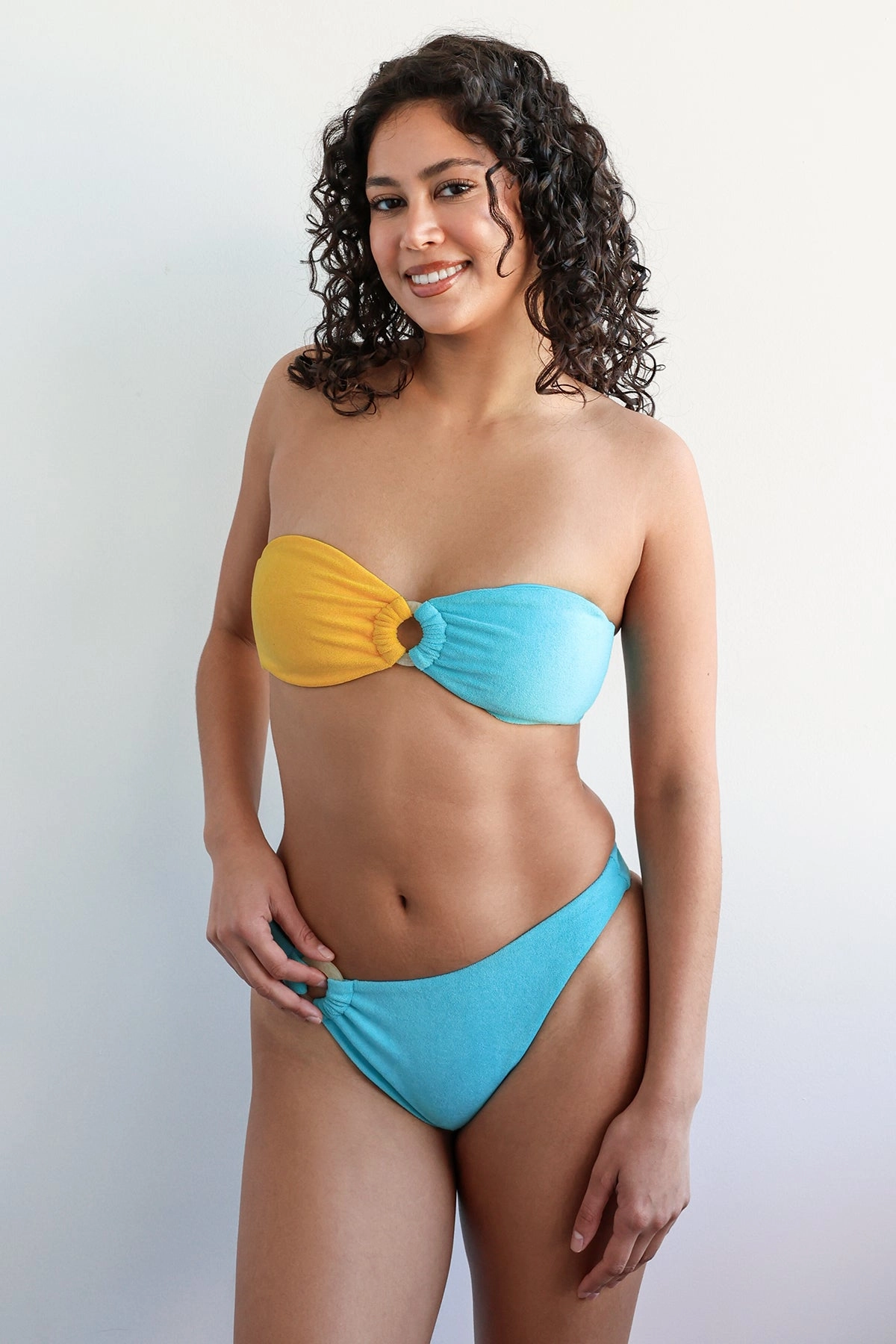 Lotus Bandeau Bikini Top