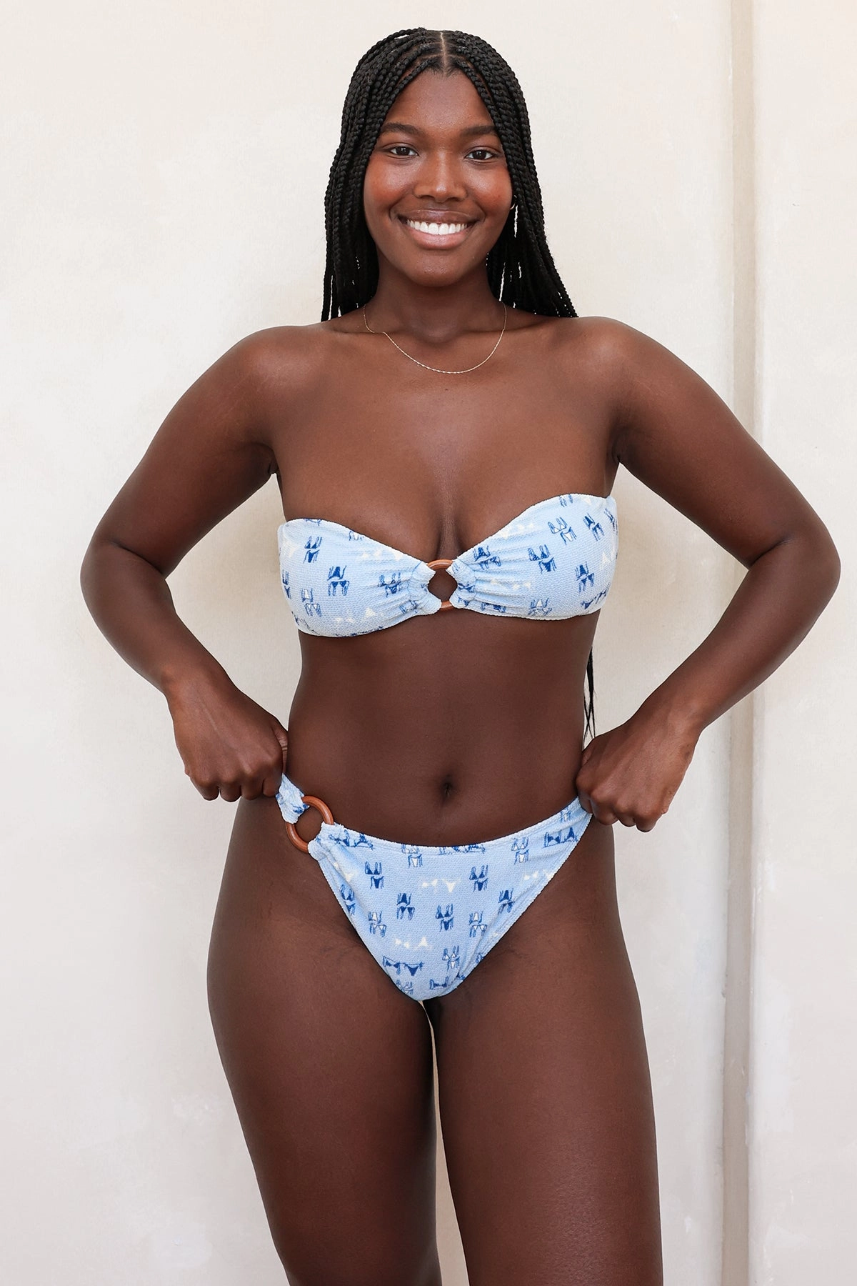Lotus Bandeau Bikini Top