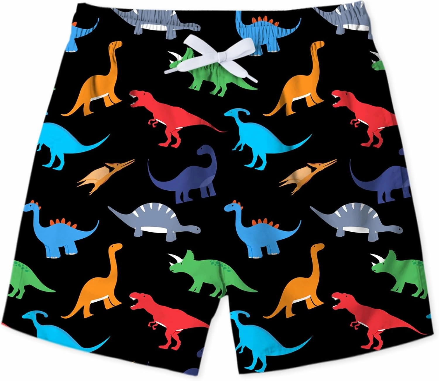 Lovekider Boys 3D Printed Funny Swim Trunks Casual Quick-Drying Beach Pant Sports Running Swim Surf Board Shorts 3-12 Years
