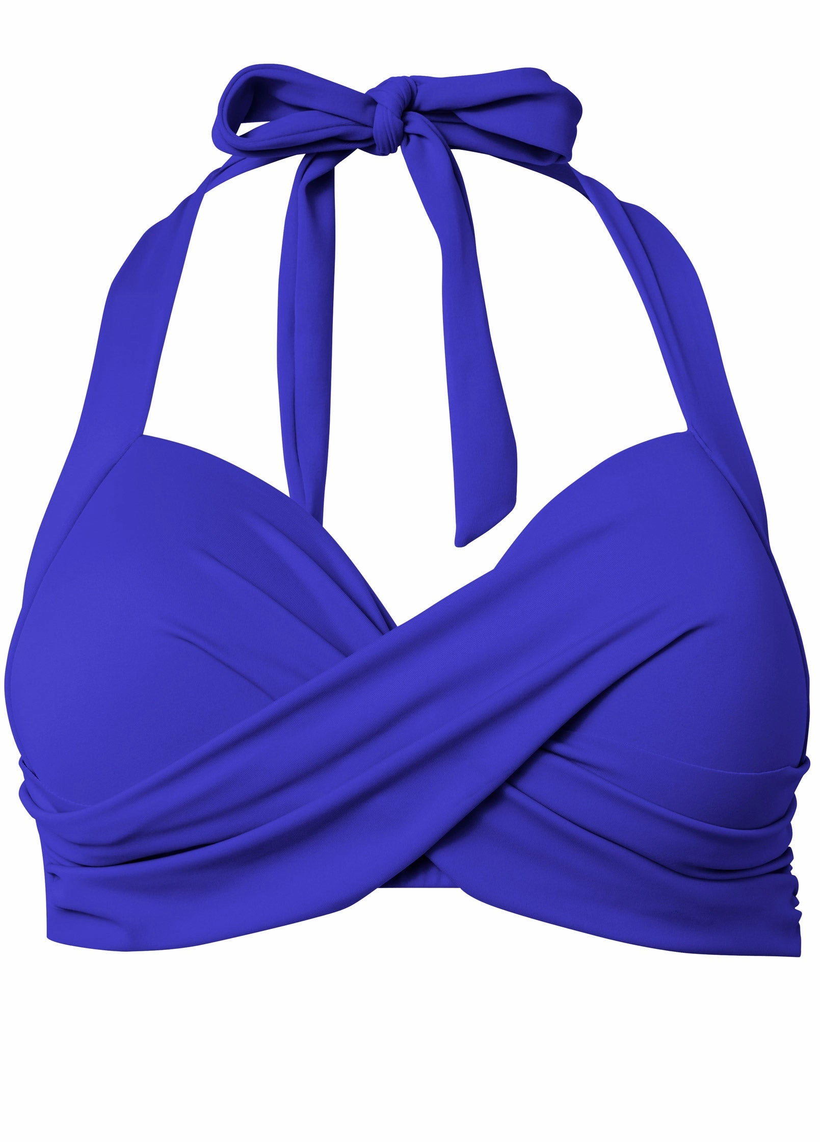 Lovely Lift Halter Push-Up Top - Cobalt Blue
