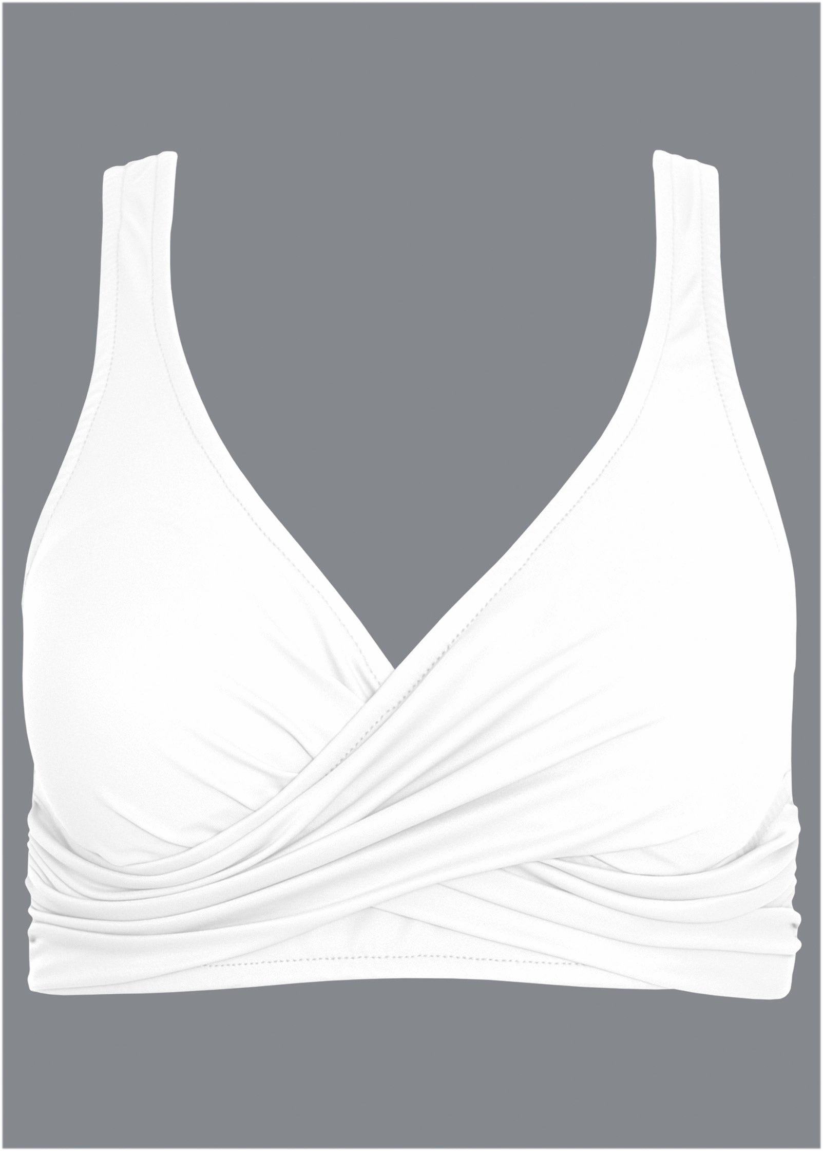 Lovely Lift Wrap Bikini Top - Bright White