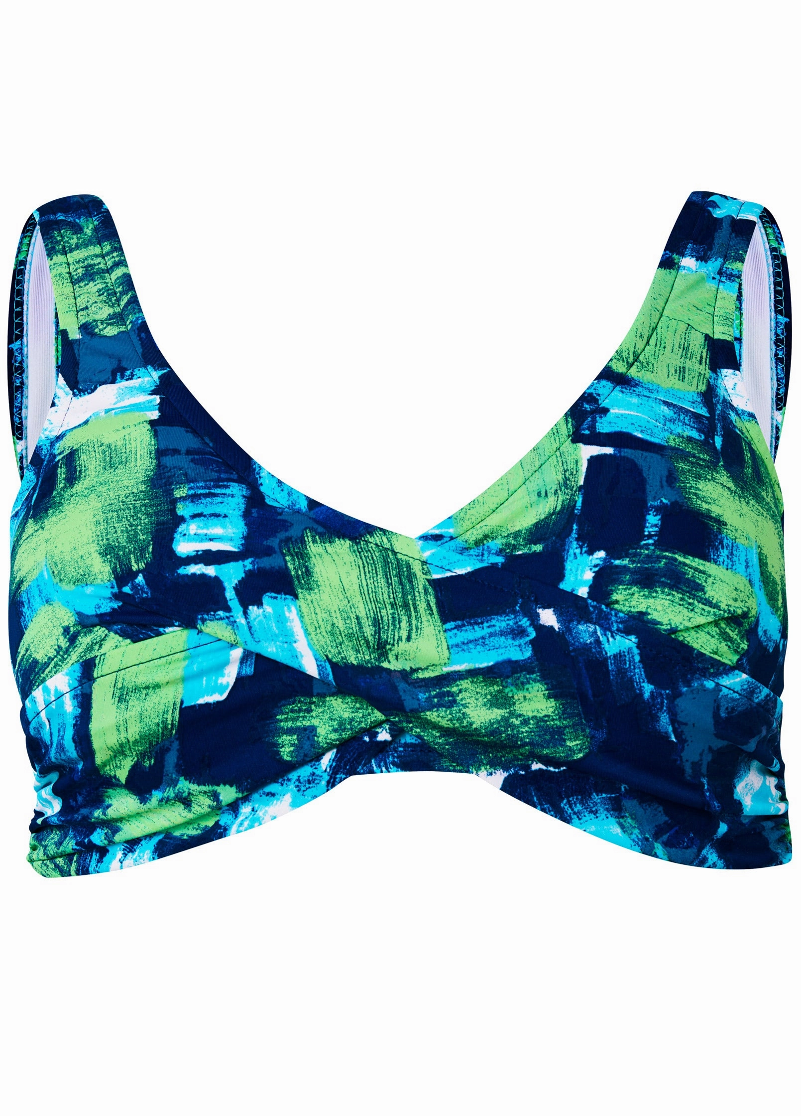 Lovely Lift Wrap Bikini Top - Paint By Numbers