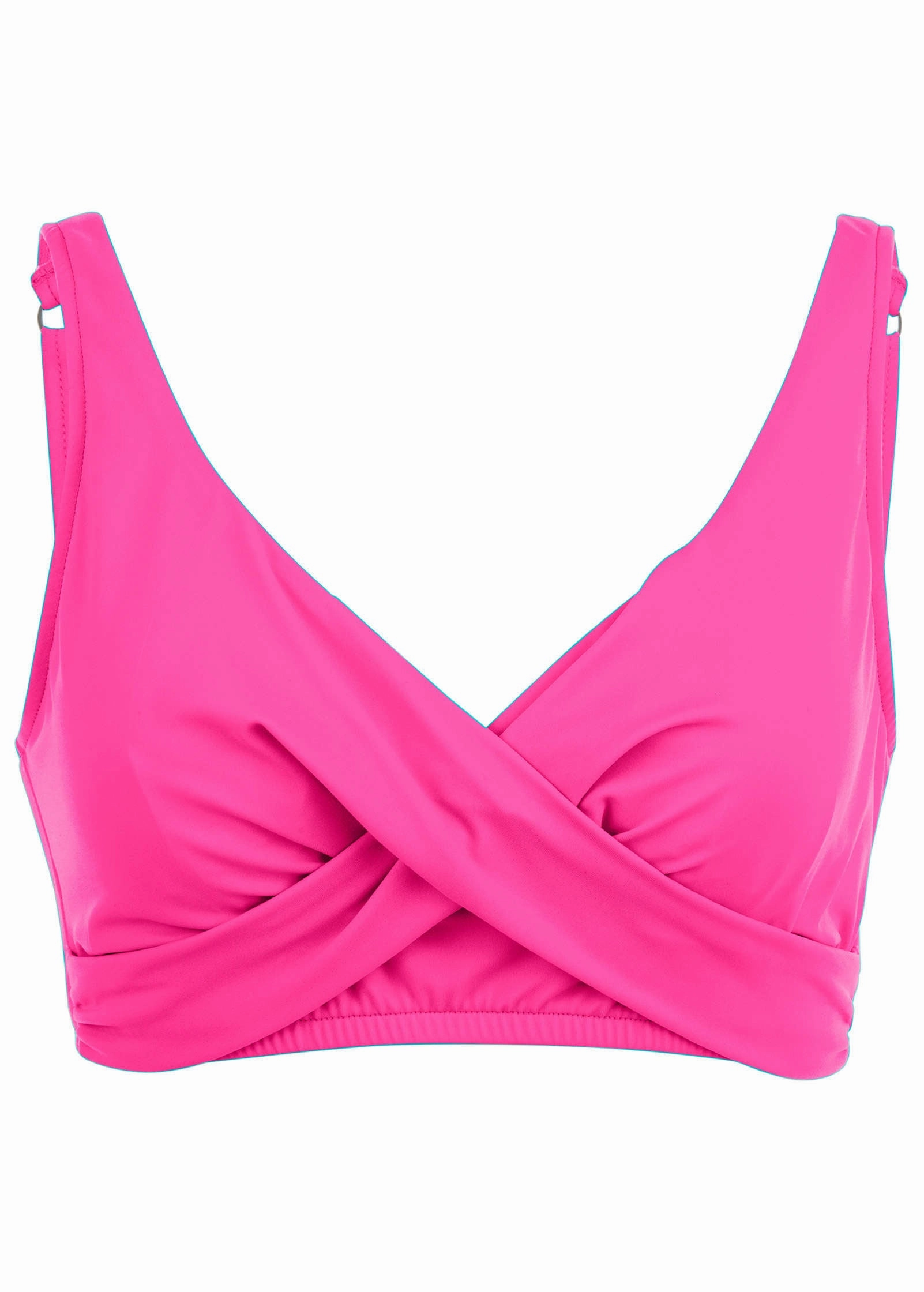 Lovely Lift Wrap Top - Hot Pink