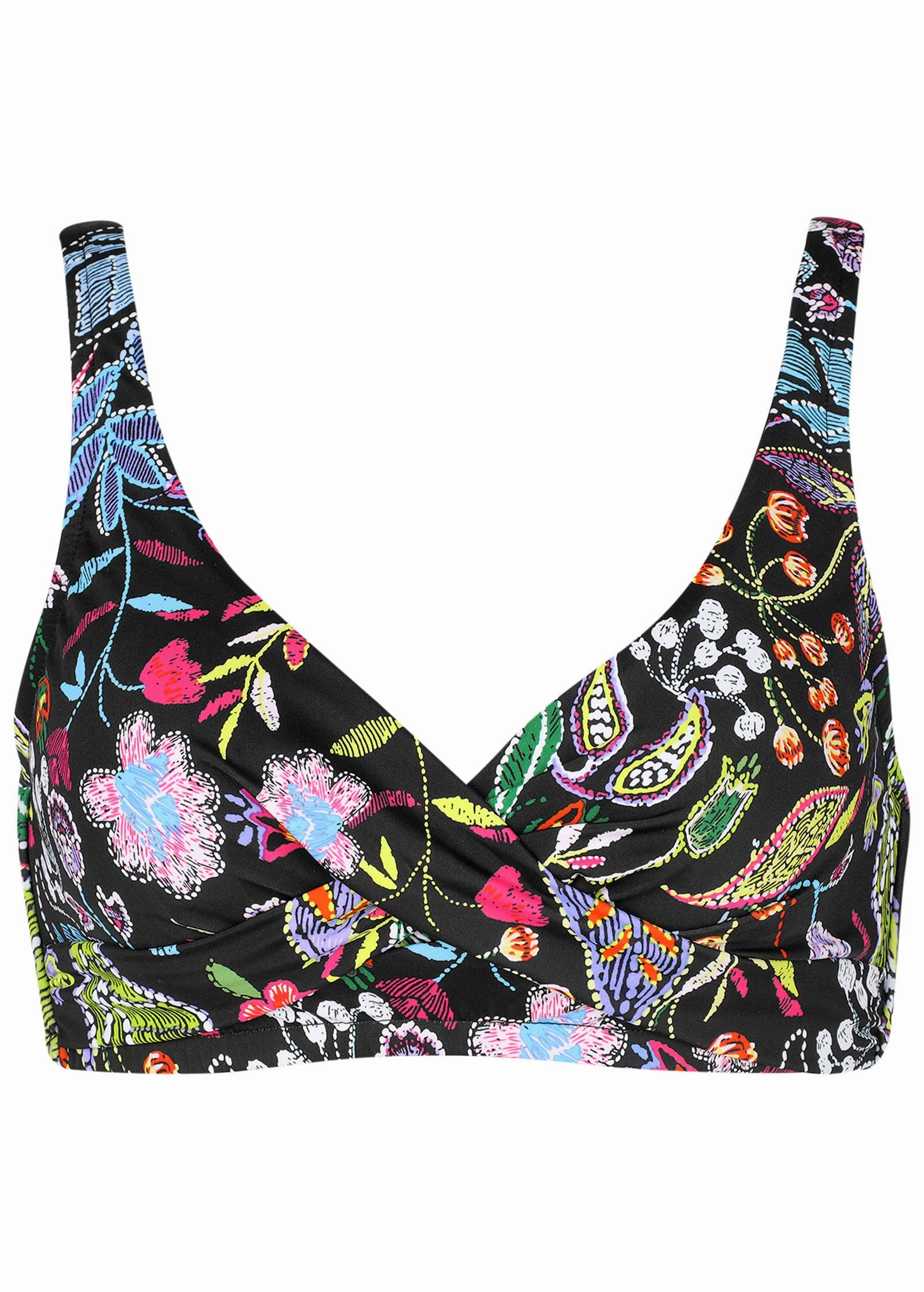 Lovely Lift Wrap Top - Midnight Elegance