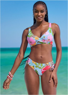 Lovely Lift Wrap Top - Soft Meadow