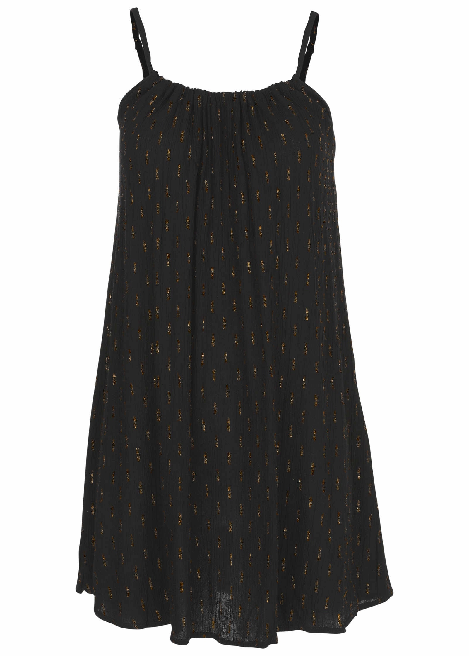 Lurex Cover-Up Dress - Black Beauty