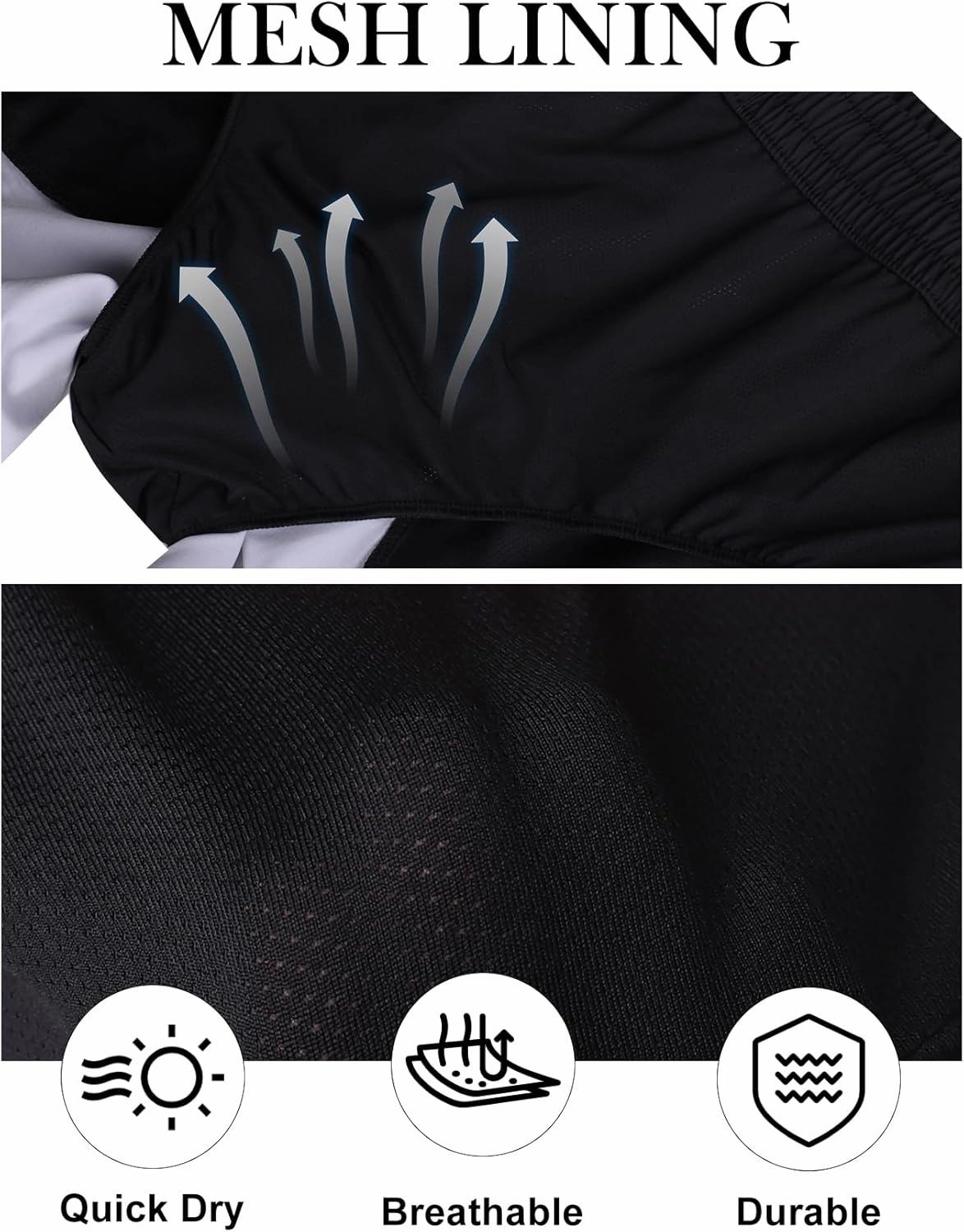 Lzzidou Men's Swim Trunks 8 Inch Inseam Mesh Lining Board Shorts Quick Dry Bathing Suit
