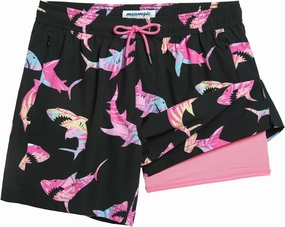 maamgic 5inch Mens Swim Trunks with Compression Liner 2-in-1 Swimming Shorts Stretch Quick Dry with Zipper Pockets