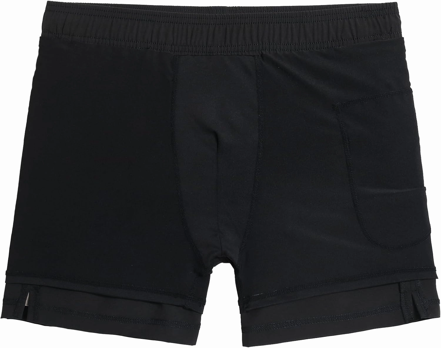 maamgic 5inch Mens Swimming Trunks with Compression Liner 2-in-1 Swim Trunks Stretch Quick Dry Swim Shorts Zipper Pockets