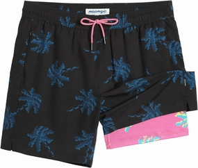 maamgic 7 Inch Mens Swim Trunks with Compression Liner Board Shorts with Zippered Pocket Bathing Suit for Beach Vacation