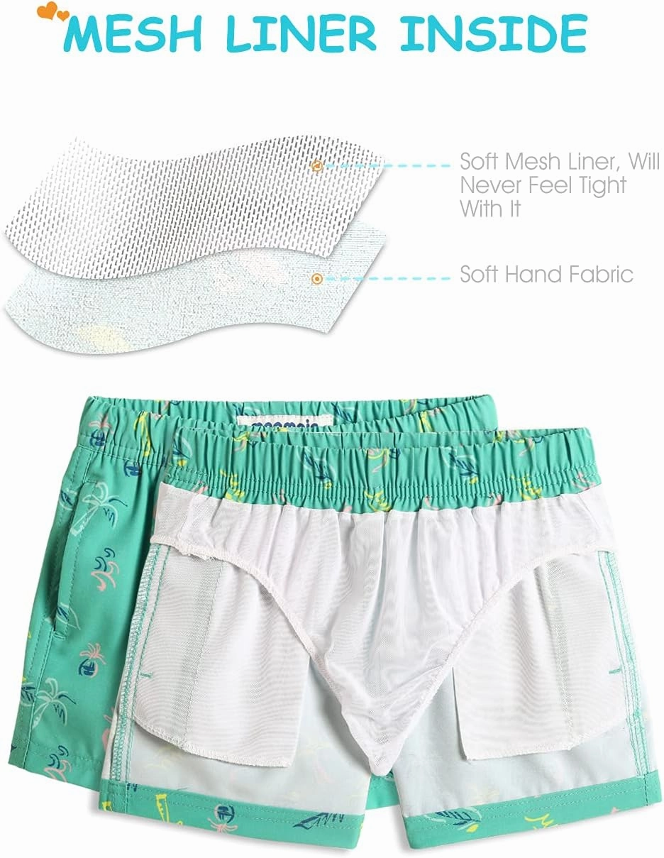 maamgic Boys Swim Trunks Stretch Quick Dry Swim Shorts Kids Bathing Suits Toddler Boy Swimsuit Swimwear