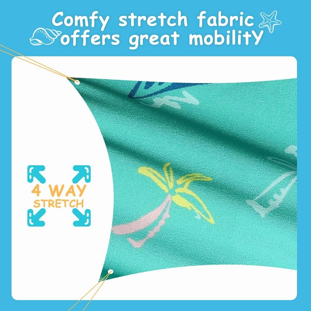 maamgic Boys Swim Trunks Stretch Quick Dry Swim Shorts Kids Bathing Suits Toddler Boy Swimsuit Swimwear