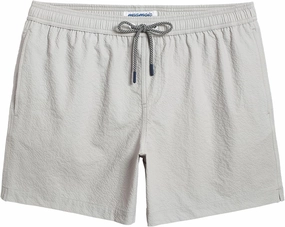 maamgic Men's Swim Trunks 5.5 inch Seersucker Beach Shorts Quick Dry Bathing Suits with Mesh Liner