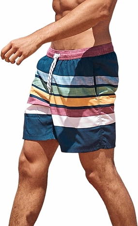 maamgic Mens Slim Fit Swim Shorts Swim Trunks 7 inch Quick Dry Mens Bathing Suits with Mesh Lining