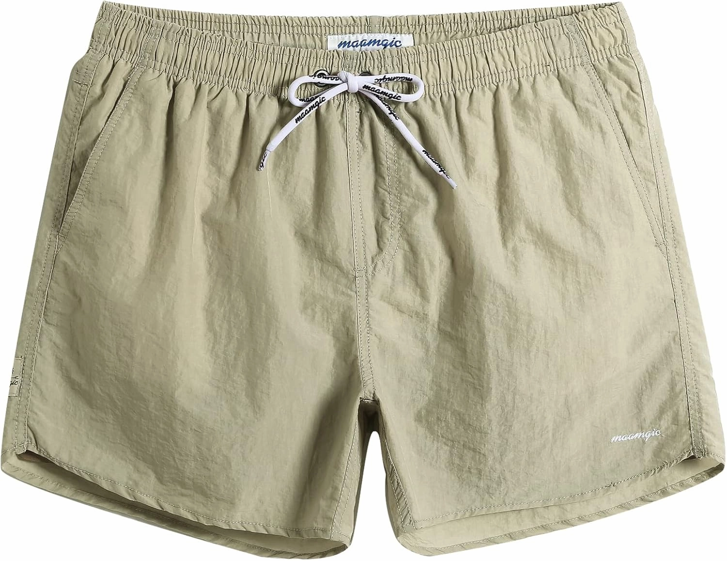 maamgic Mens Swim Trunks 5" with Mesh Lining Quick Dry Bathing Suits for Men Swim Shorts Swimwear