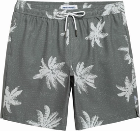 maamgic Mens Swim Trunks 9 Inch with Mesh Lining Bathing Suit Stretch Board Shorts with Zip Pockets for Swimming Shark