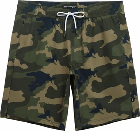 maamgic Mens Swim Trunks 9 Inch with Mesh Lining Bathing Suit Stretch Board Shorts with Zip Pockets for Swimming Shark