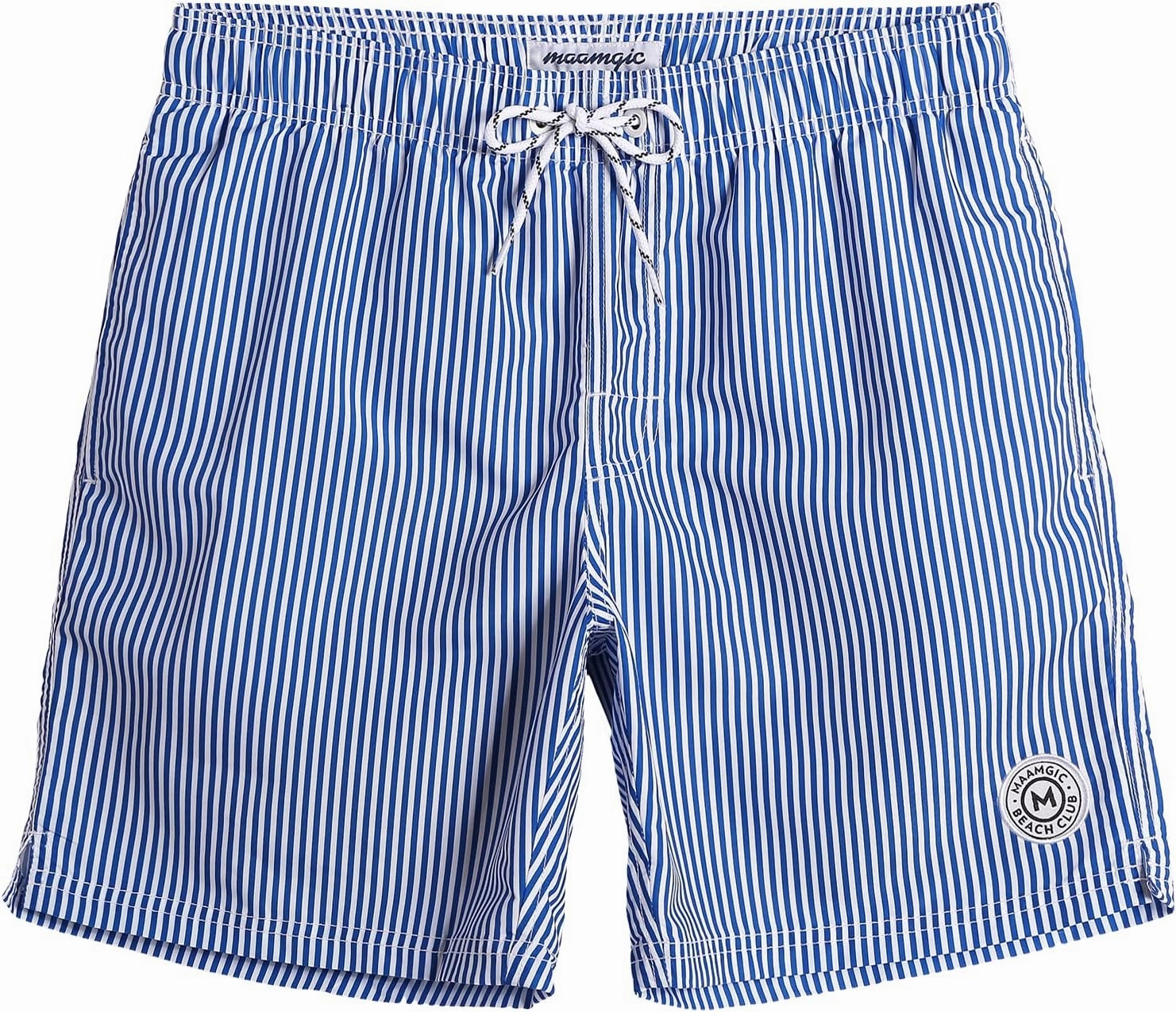 maamgic Mens Swim Trunks Quick Dry Swim Shorts with Mesh Lining Funny Swimwear Bathing Suits 7inch