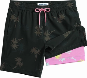 maamgic Mens Swim Trunks with Compression Liner 7 Inch Inseam Mens Bathing Suit Quick Dry Swimming Trunks Swimsuit