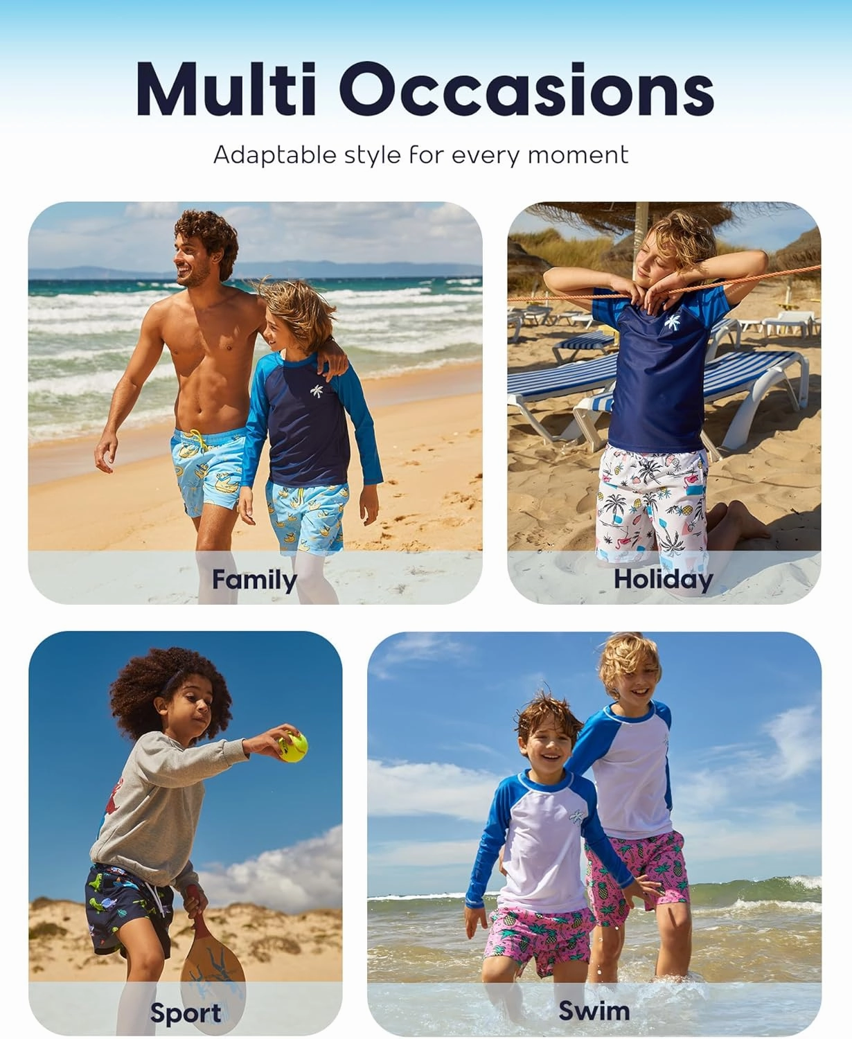 maamgic Swim Trunks Boys Toddler Bathing Suits for Kids Swimwear Baby Boy Swimsuit Boys Swim Shorts
