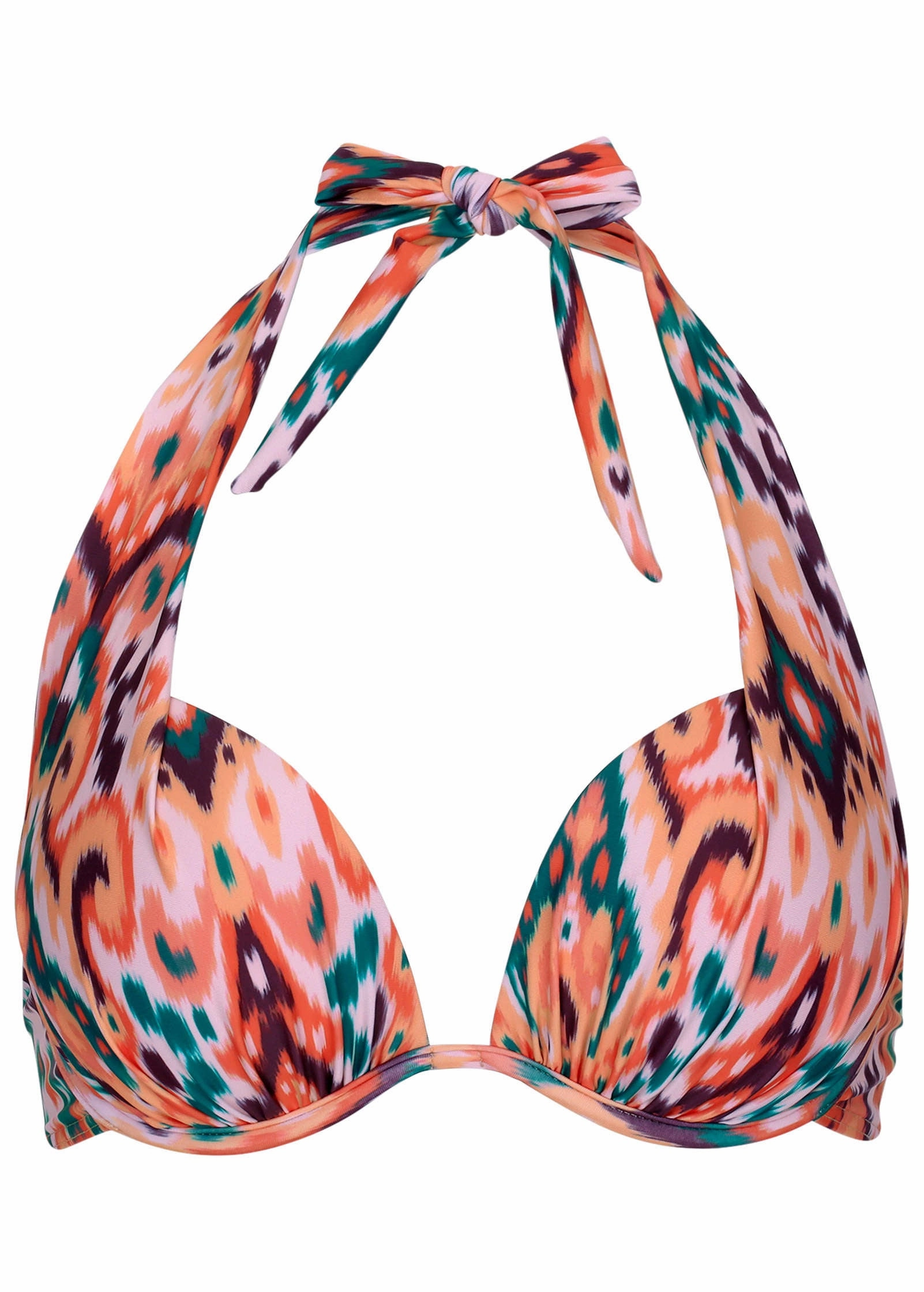 Marilyn Push-Up Halter Top - Ikat Chandelier