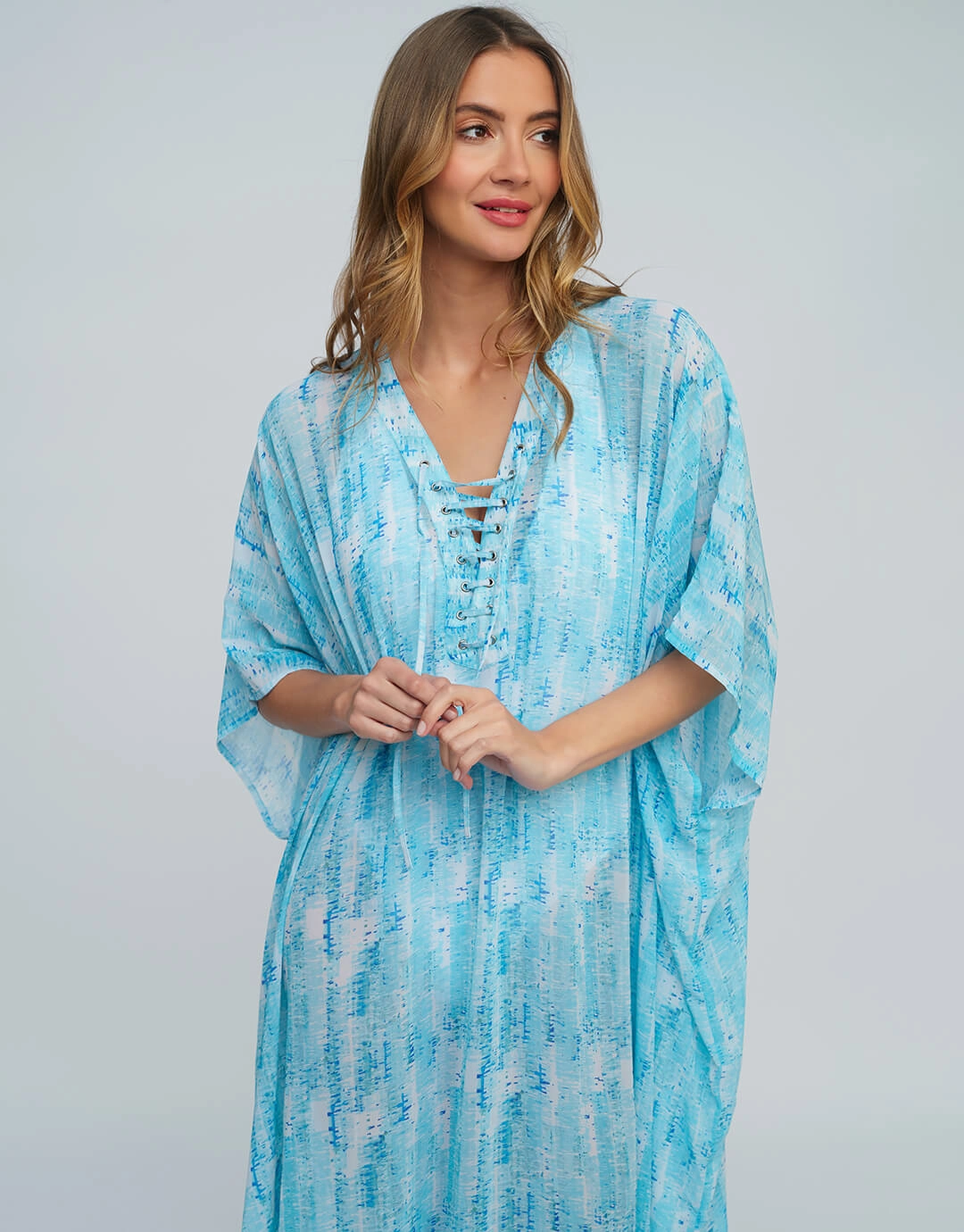Marina Maxi Kaftan - Blue