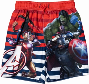 Marvel UPF 50  Swim Trunks Bathing Suit Toddler to Big Kid Sizes (2T - 18-20)