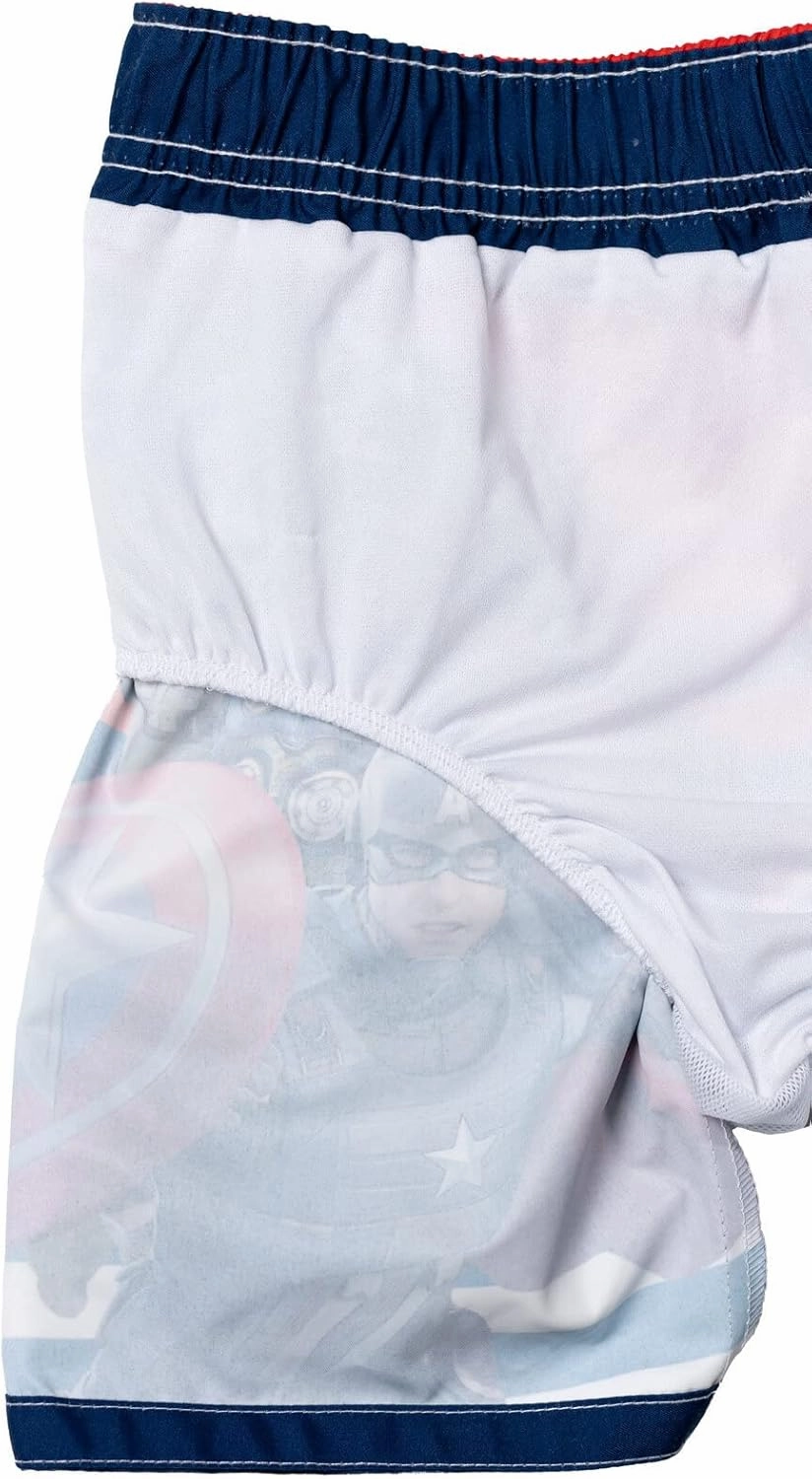 Marvel UPF 50  Swim Trunks Bathing Suit Toddler to Big Kid Sizes (2T - 18-20)