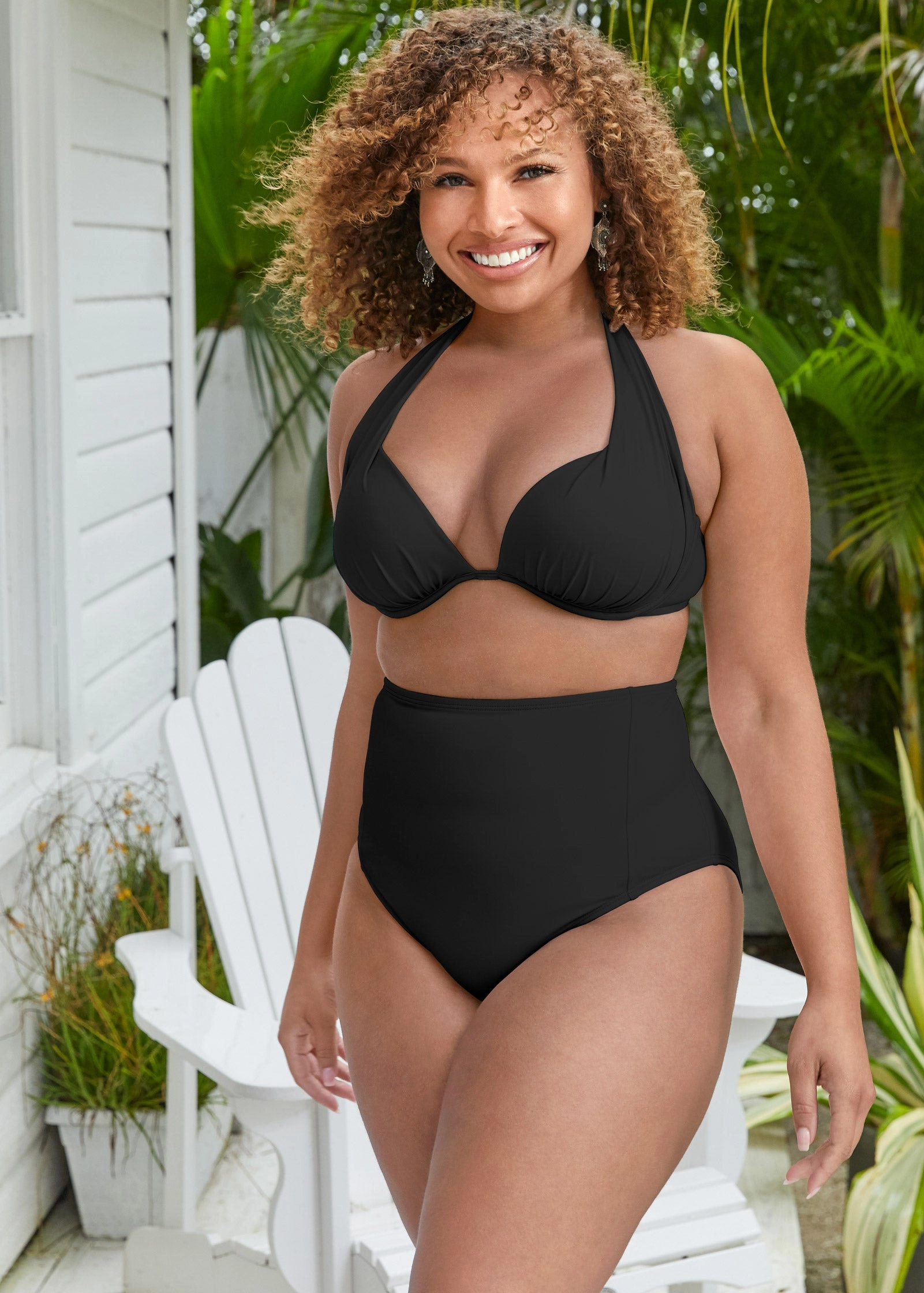 Maximum Shaping High Waist Bottom - Black Beauty