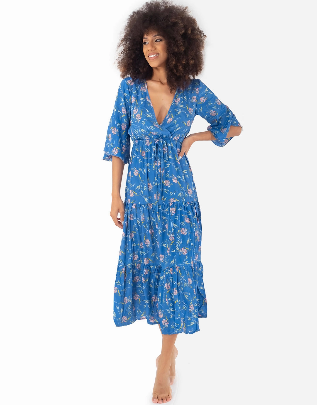 Maya Maxi Dress - Blue