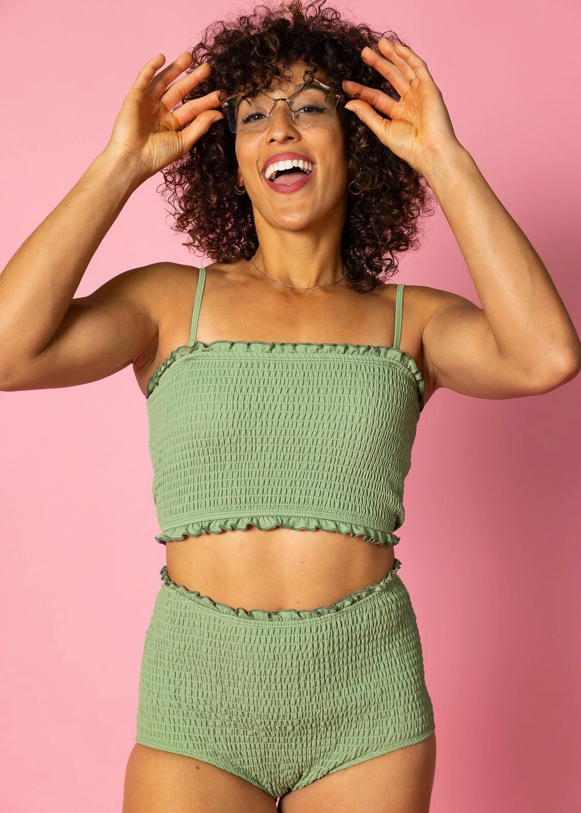 Meadow Green | Bandeau Top