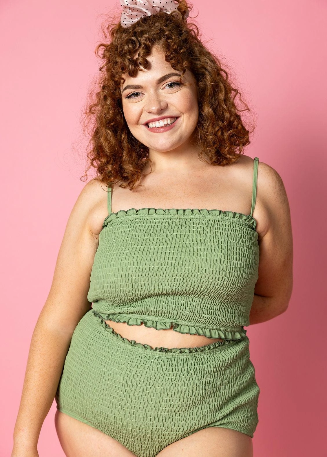 Meadow Green | Bandeau Top
