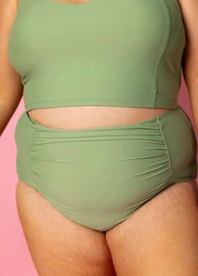 Meadow Green | Ruched Bottoms 2.0