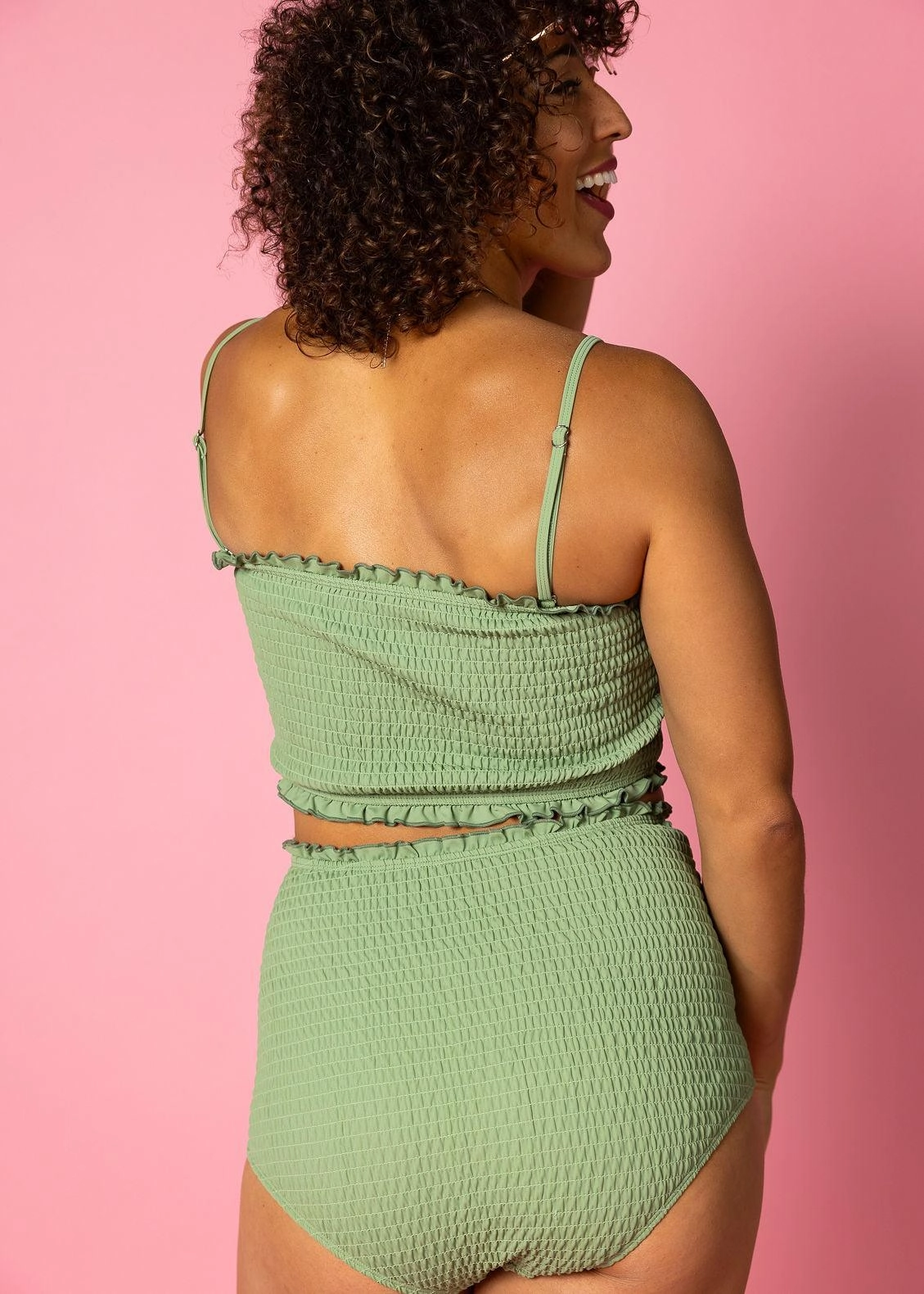 Meadow Green | Smocked Bottoms