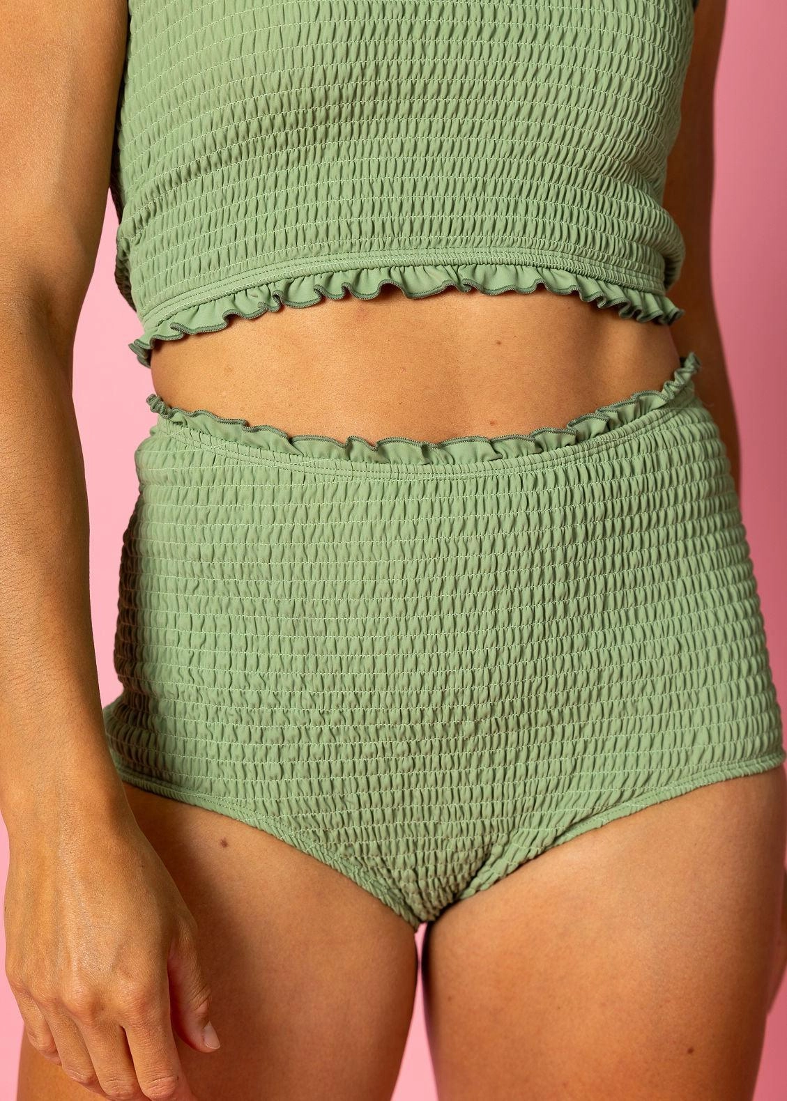 Meadow Green | Smocked Bottoms