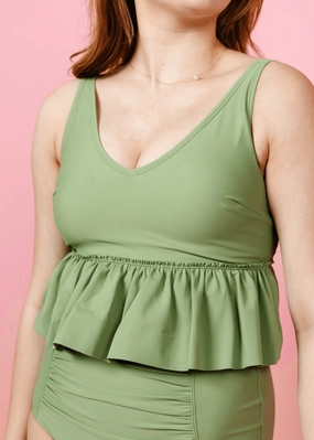 Meadow Green | V-Neck Top
