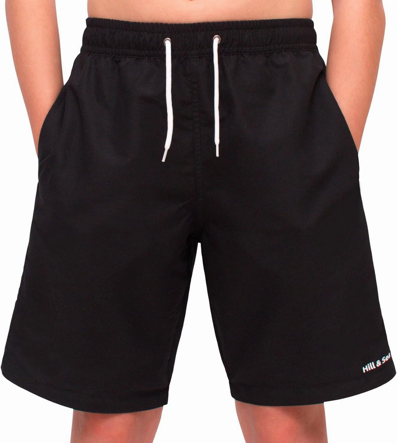 MEILONGER Boys Swim Trunks 2 in 1 Bathing Suits for Kids Quick Dry Board Shorts Swimming Swimwear with Compression Liner
