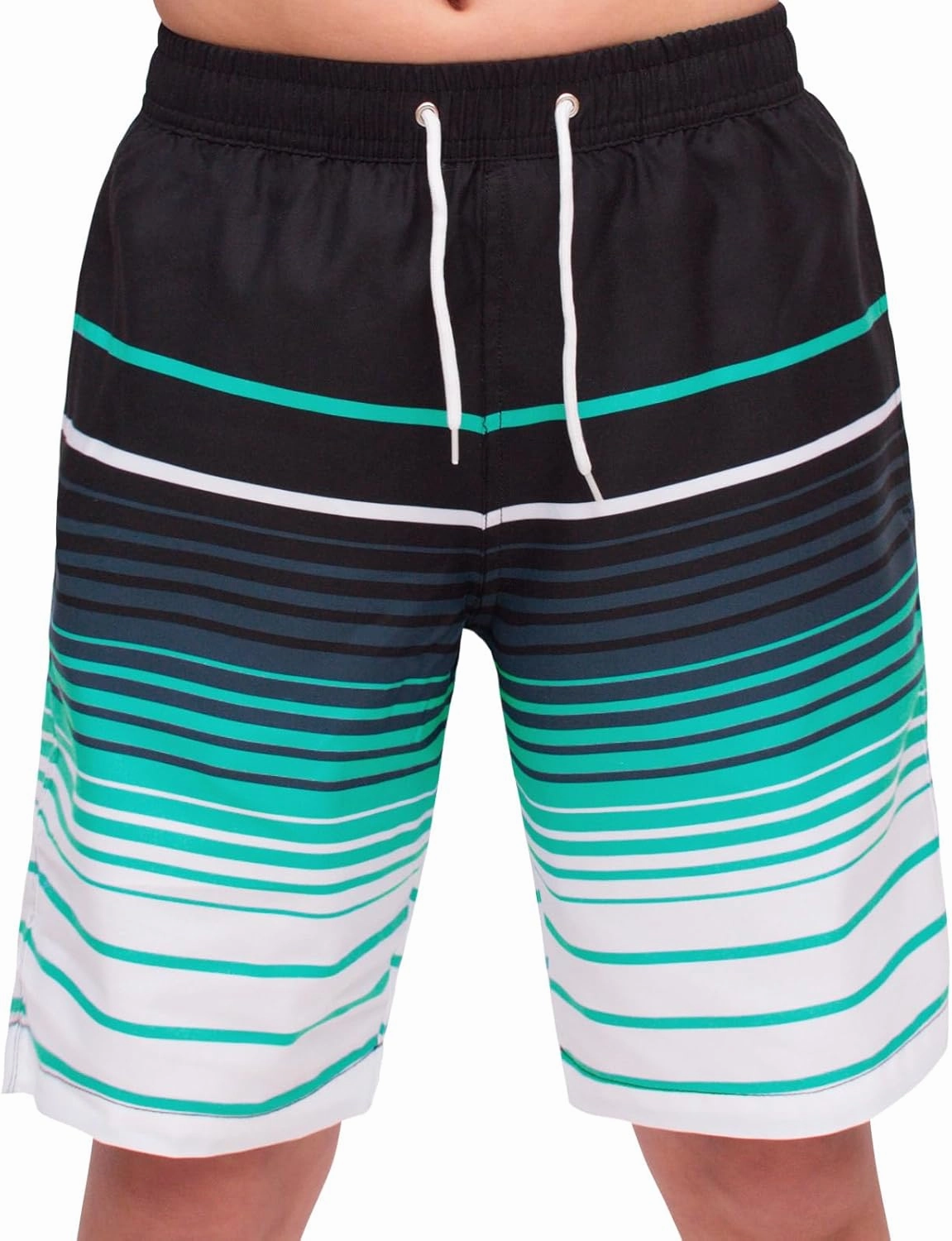 MEILONGER Boys Swim Trunks 2 in 1 Bathing Suits for Kids Quick Dry Board Shorts Swimming Swimwear with Compression Liner