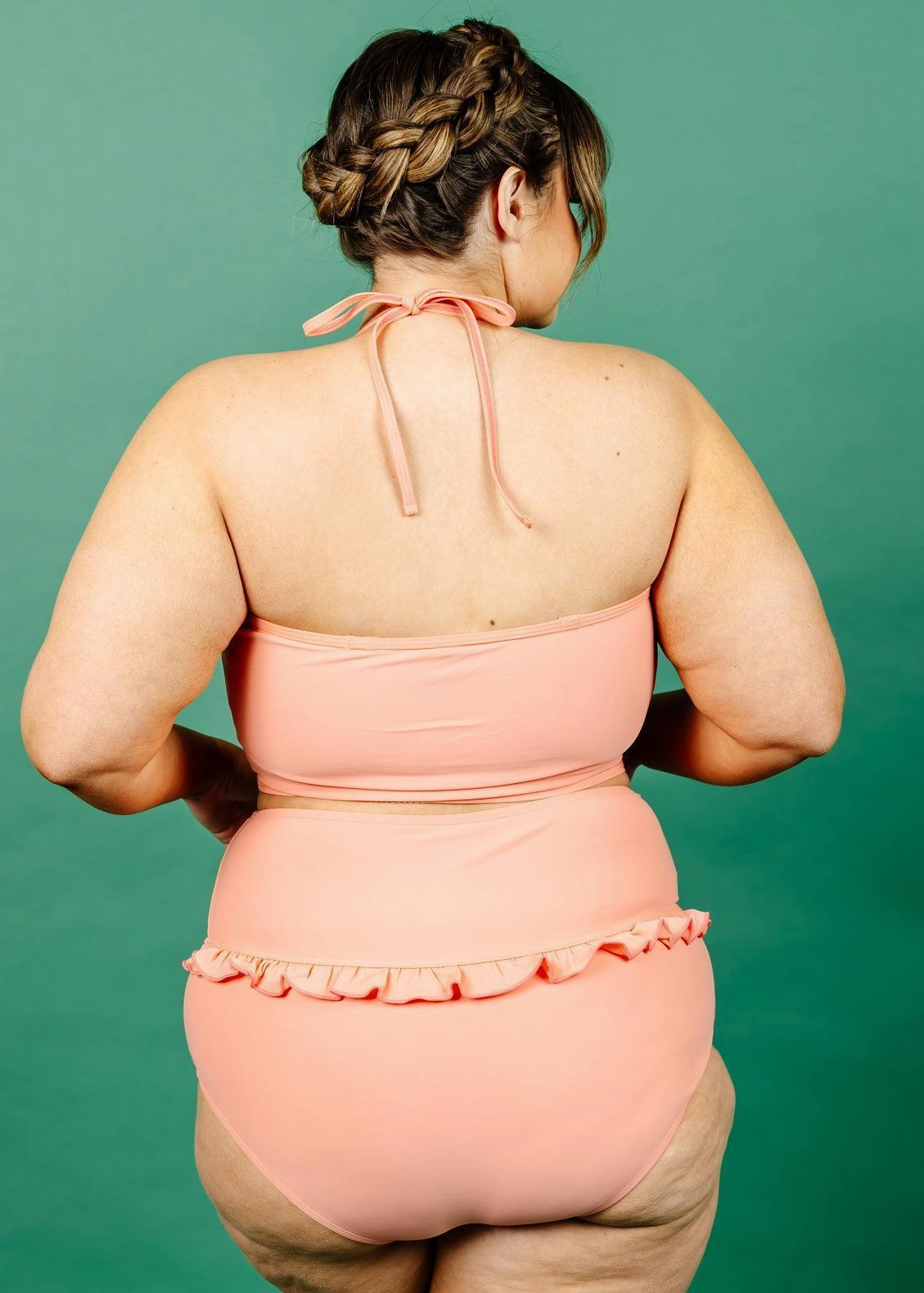 Melon | Mid-Ruffle Bottoms