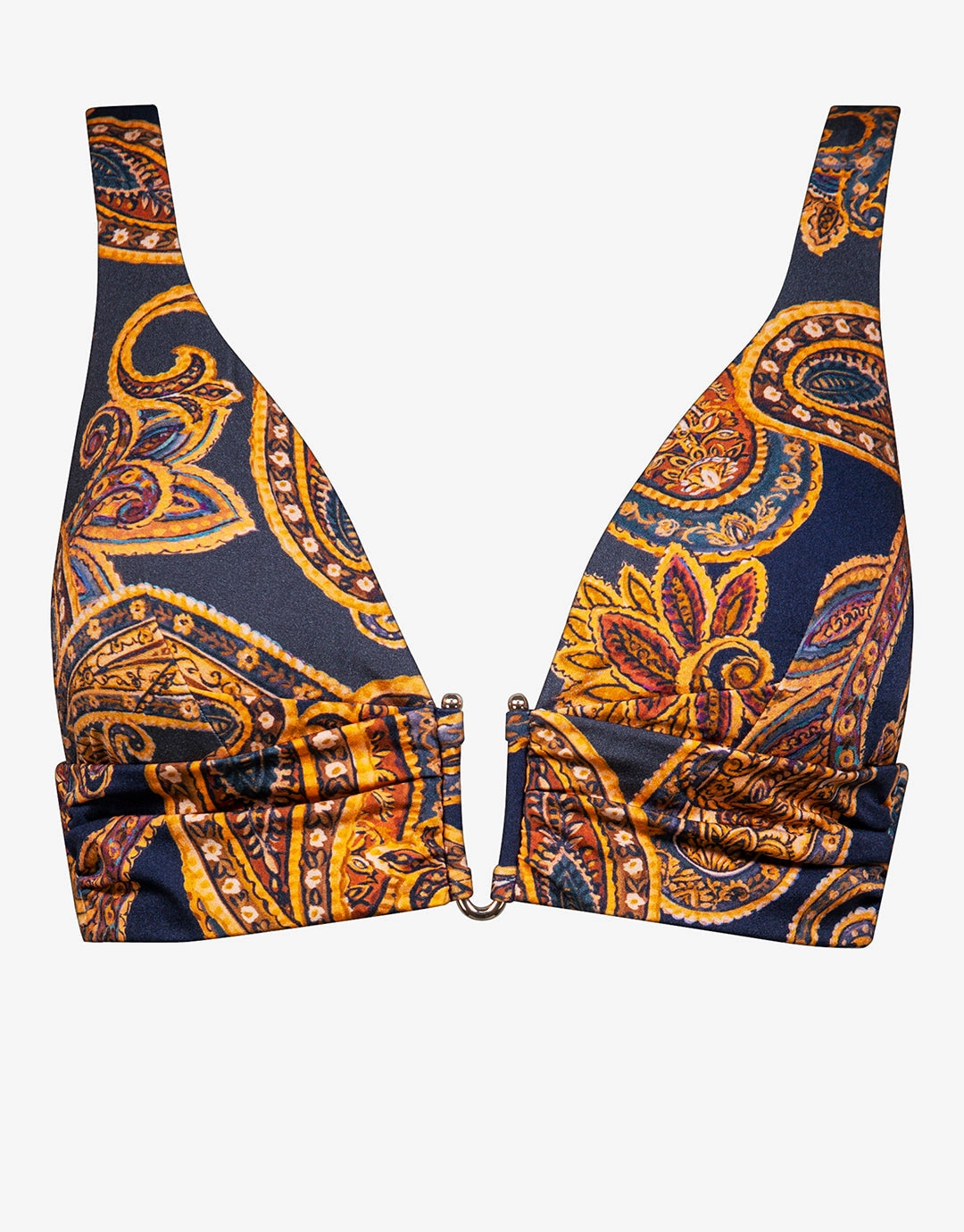 Memory Banded Bikini Top - Sunset Navy