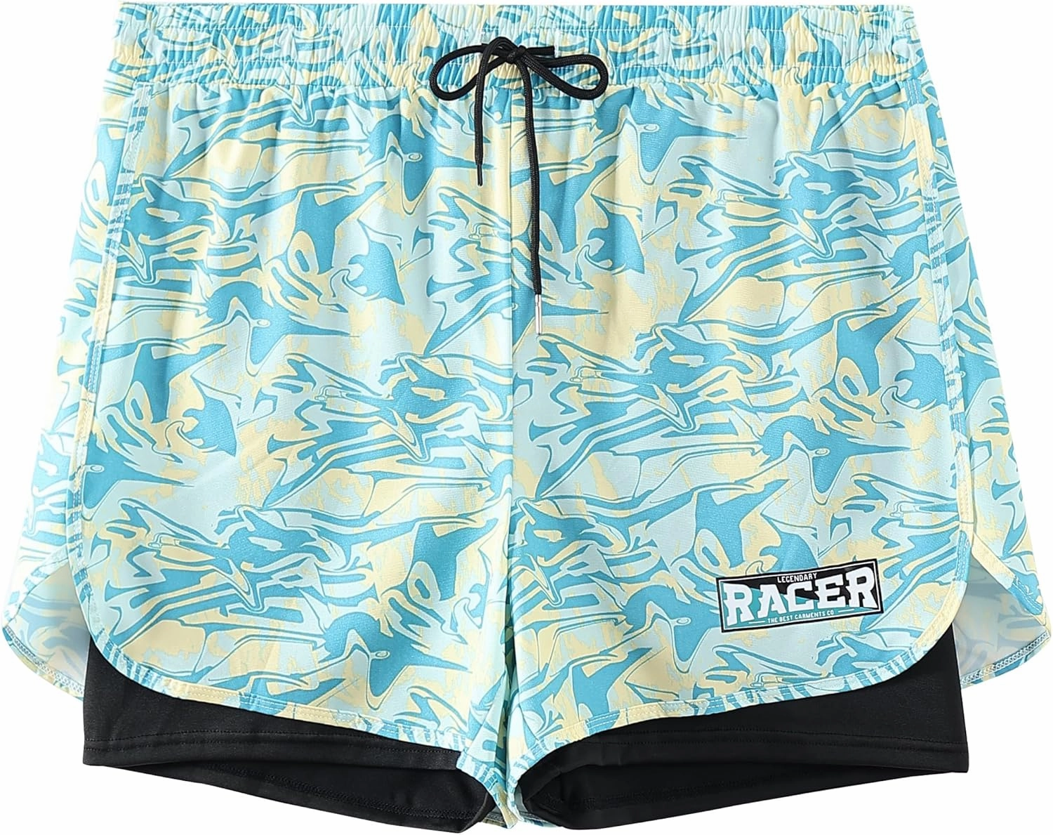 Men's 5" Swim Trunks Quick-Dry Anti Exposure Board Shorts Double Layer with Vibrant Prints for Surfing Gym Swimming