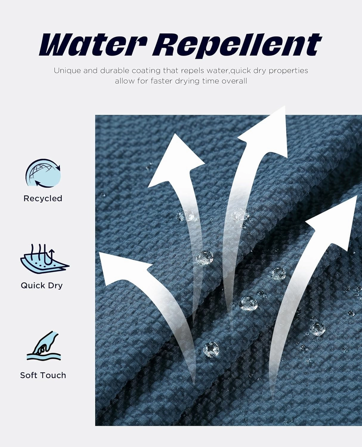 Men's Swim Shorts 5 inch Seersucker Swimming Trunks for Men Swim Suits Beach Shorts