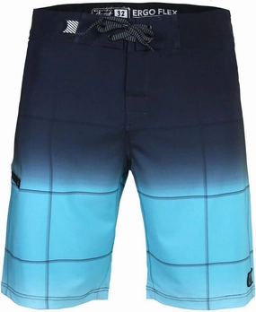 Men's Swim Trunks 22 Quick Dry Board Shorts with Key Keeper, No Mesh Lining - Perfect for Surfing & Swimming