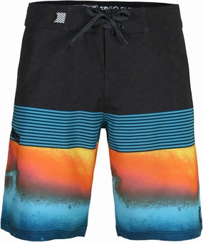 Men's Swim Trunks 22 Quick Dry Board Shorts with Key Keeper, No Mesh Lining - Perfect for Surfing & Swimming