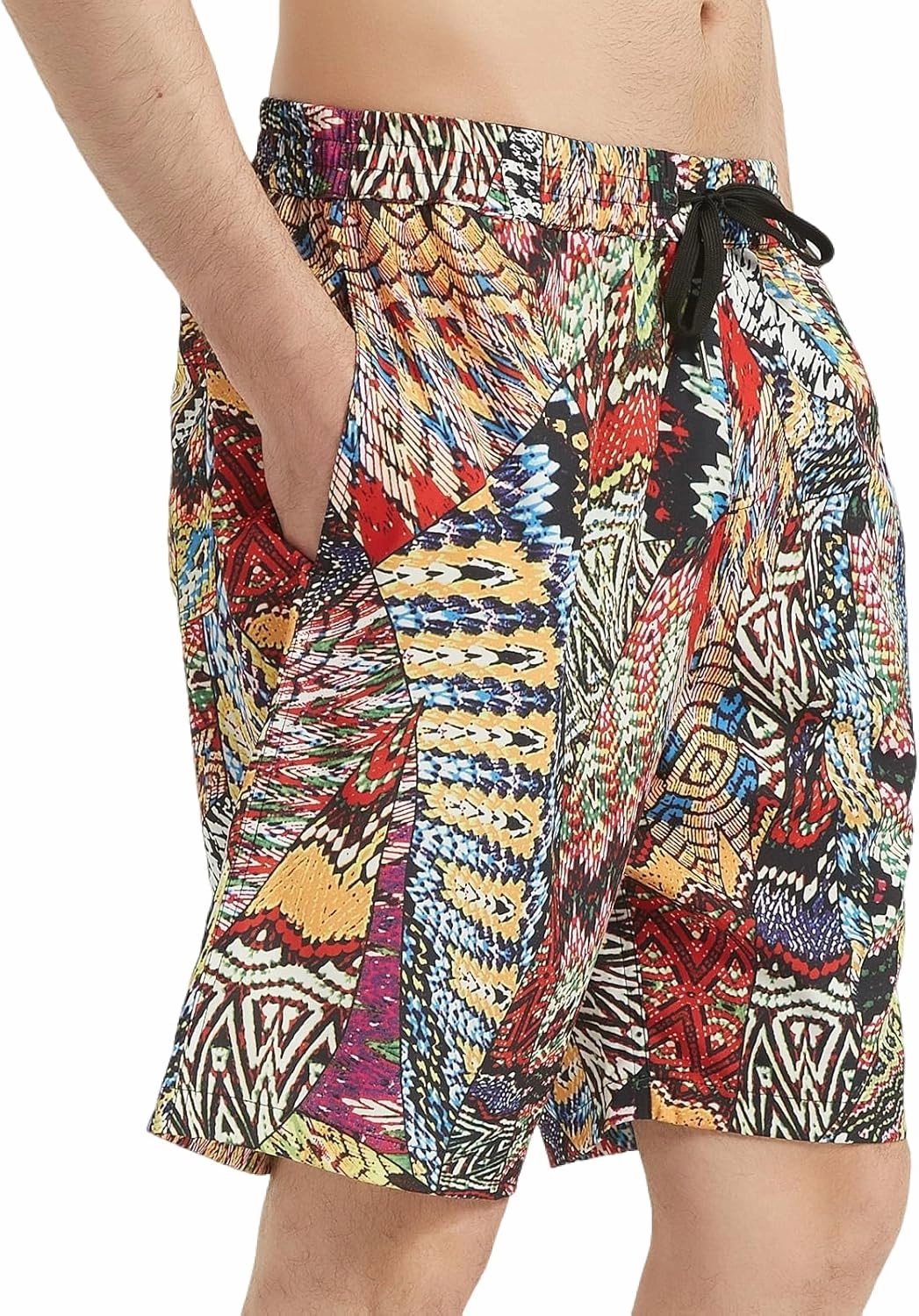 Men's Swim Trunks Quick Dry Bathing Suit Swimming Board Shorts Mesh Lining Beach Swimwear