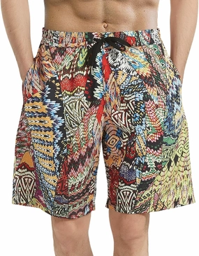 Men's Swim Trunks Quick Dry Bathing Suit Swimming Board Shorts Mesh Lining Beach Swimwear