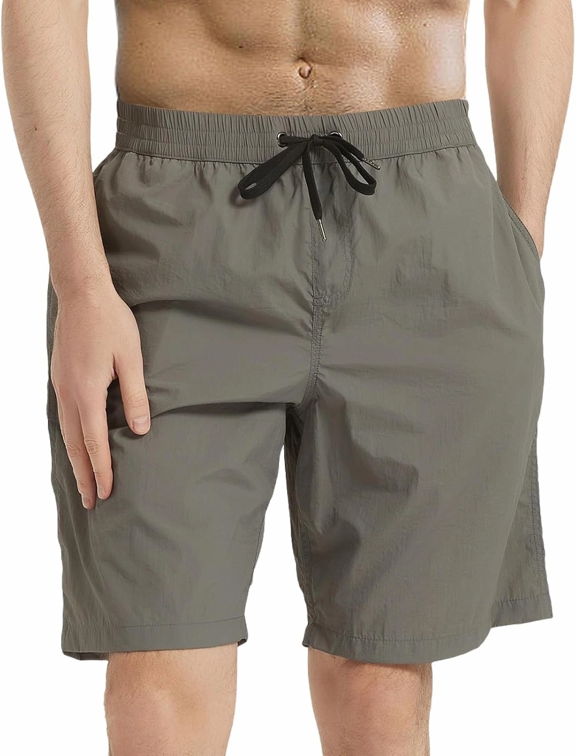 Men's Swim Trunks Quick Dry Bathing Suit Swimming Board Shorts Mesh Lining Beach Swimwear